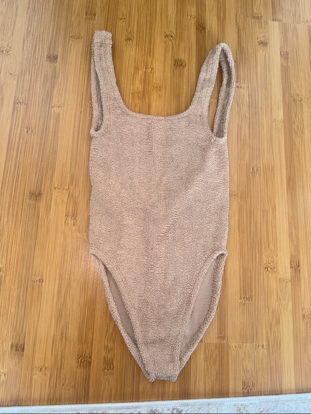 Surf Gypsy Neutral Taupe Textured One-Piece
